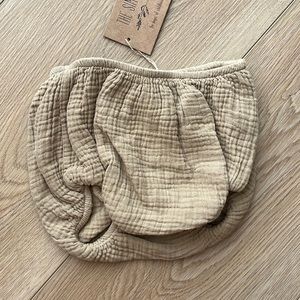 The Simple Folk Organic Cotton The Muslim Bloomer Shorts 4/5 in Sand